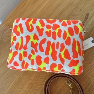 Clare v neon cat midi sac crossbody Bag NWT